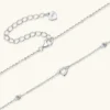Moissanite 925 Sterling Silver Heart Necklace