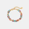 Premium and niche drip oil titanium steel bracelet