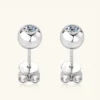 Moissanite 925 Sterling Silver Stud Earrings