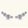 Moissanite 925 Sterling Silver Stud Earrings