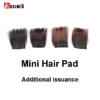 2PC Synthetic Invisible Short Straight Hair Pads Clip In Hair Extension Increase Hair Top Side Cover Hairpiece For Women