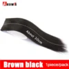 2PC Synthetic Invisible Short Straight Hair Pads Clip In Hair Extension Increase Hair Top Side Cover Hairpiece For Women