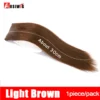 2PC Synthetic Invisible Short Straight Hair Pads Clip In Hair Extension Increase Hair Top Side Cover Hairpiece For Women