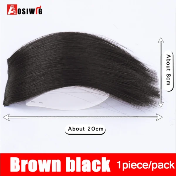 2PC Synthetic Invisible Short Straight Hair Pads Clip In Hair Extension Increase Hair Top Side Cover Hairpiece For Women