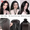 2PC Synthetic Invisible Short Straight Hair Pads Clip In Hair Extension Increase Hair Top Side Cover Hairpiece For Women
