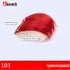 2PC Synthetic Invisible Short Straight Hair Pads Clip In Hair Extension Increase Hair Top Side Cover Hairpiece For Women