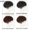 H&STAR 8Inch Synthetic Clip In Hair Extension Short Curly Toupee Hairpiece for Women With Thinning Hair Increase Hair Volume