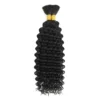 Deep Wave Bulk Human Hair for Braiding No Weft Human Braiding Hair For Boho Braids Brazilian Virgin Human Hair Extensions 33#