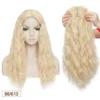 Curly Wave Topper Clip-In Hair Extensionfor Women 20inch Synthetic Corn Wave Secret Toupee Middle Part Thinning Hairpiece