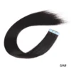 10Pcs Invisible Tape In Straight Hair Extensions Seamless Invisible Adhesive Women Synthetic Straight Tape In Hair Extensions