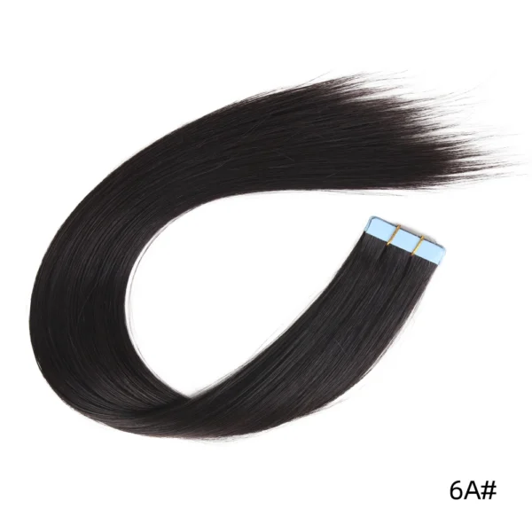 10Pcs Invisible Tape In Straight Hair Extensions Seamless Invisible Adhesive Women Synthetic Straight Tape In Hair Extensions