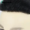 15x20 CM Full PU Thin Skin Hair System Man Toupee V Style For Men Human Hair Wig 0.06mm Thin Skin PU Men's Capillary Prosthesis