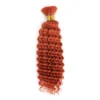 Deep Wave Bulk Human Hair for Braiding No Weft Human Braiding Hair For Boho Braids Brazilian Virgin Human Hair Extensions 33#