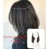 WIGSIN Synthetic Short Straight Hair Pieces Invisible Clip In Hair Pad High Hair Extension Fluffy Volume Hair for Women