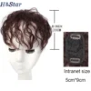 H&STAR 8Inch Synthetic Clip In Hair Extension Short Curly Toupee Hairpiece for Women With Thinning Hair Increase Hair Volume