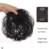 H&STAR 8Inch Synthetic Clip In Hair Extension Short Curly Toupee Hairpiece for Women With Thinning Hair Increase Hair Volume