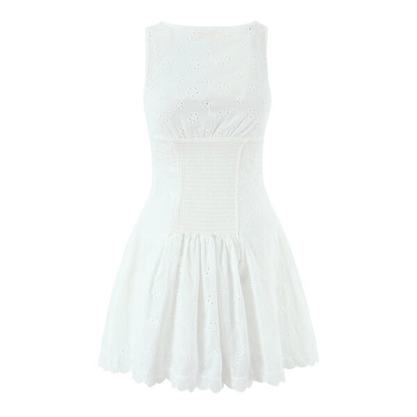 Fashion V-neck slim lace vest dress for women