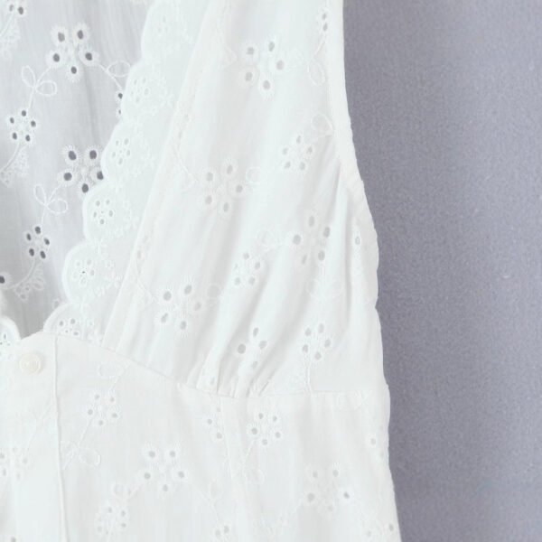 Fashion V-neck slim lace vest dress for women