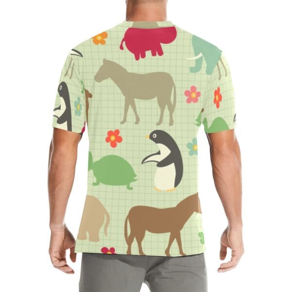Men's All Over Print Crew Neck T-Shirt