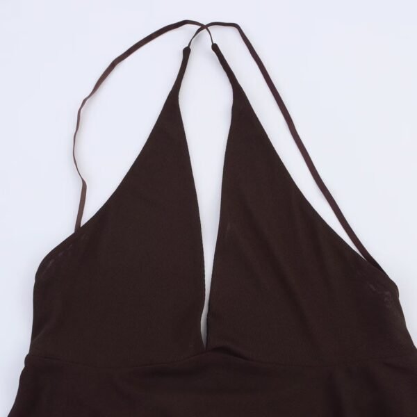 Fashionable slim asymmetric camisole dress for women