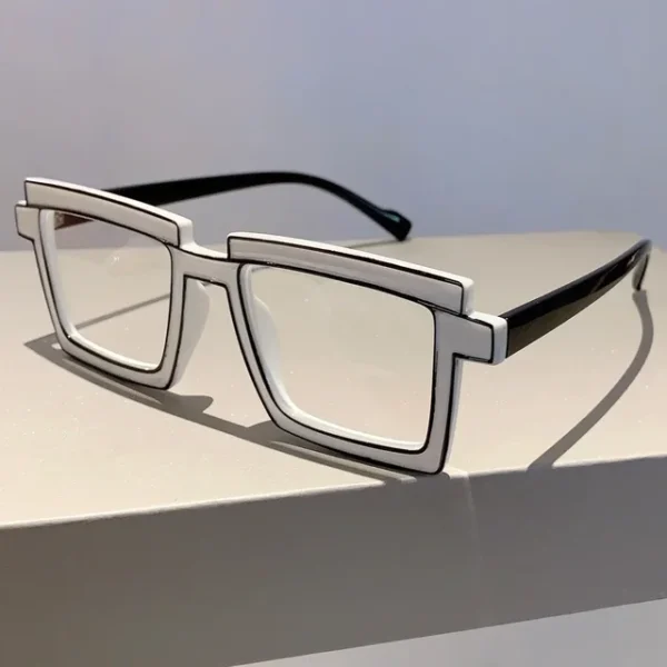 Vintage Square Eyeglasses   New Cute Cartoon Style Blue Light Blocking Spectacles Ins Trendy Optical Computer Eyewear