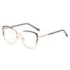 Cat Eye Retro Anti-blue light Metal Glasses Frames Men Women Optical Fashion Computer EyeGlasses