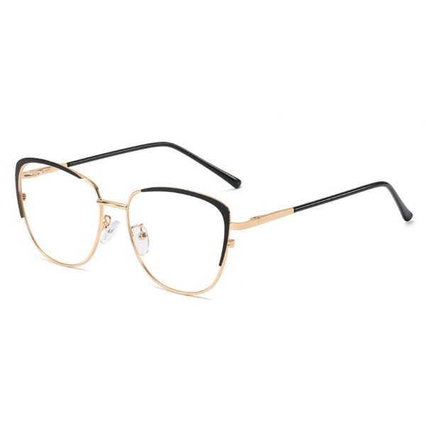 Cat Eye Retro Anti-blue light Metal Glasses Frames Men Women Optical Fashion Computer EyeGlasses