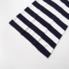 Color blocking striped sleeveless knitted lapel dress for women