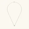 1 Carat Moissanite 925 Sterling Silver Pendant Necklace