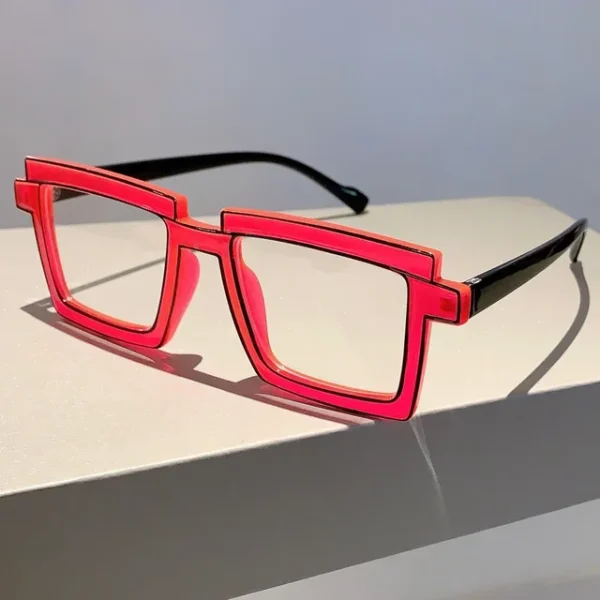 Vintage Square Eyeglasses   New Cute Cartoon Style Blue Light Blocking Spectacles Ins Trendy Optical Computer Eyewear