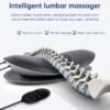 Waist Massager Lumbar Traction Inflatable Hot Compress Back Cervical Stretcher Massage Air Pressure Reduce Relief Pain