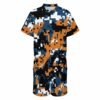Men's one piece jumpsuit Short sleeved jumpsuit