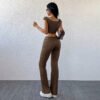 European and American versatile casual sports simple fashion set for women