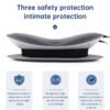 Waist Massager Lumbar Traction Inflatable Hot Compress Back Cervical Stretcher Massage Air Pressure Reduce Relief Pain