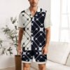 Ice silk  Short sleeved pajama set