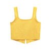 Short knitted camisole tank top strapless for women