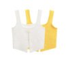 Short knitted camisole tank top strapless for women