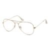 Classic Clear Glasses Gold Frame Vintage Sunglass Women Men Optical Aviation Eyeglasses