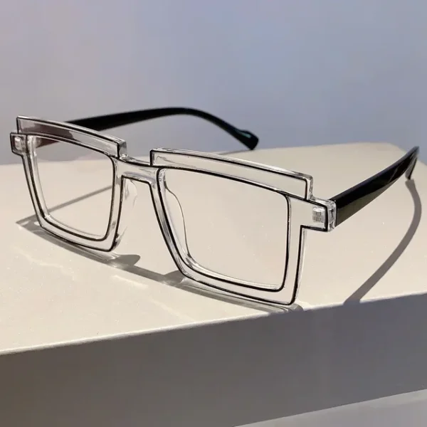 Vintage Square Eyeglasses   New Cute Cartoon Style Blue Light Blocking Spectacles Ins Trendy Optical Computer Eyewear