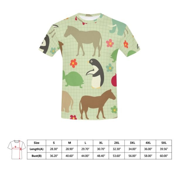 Men's All Over Print Crew Neck T-Shirt