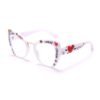 JASPEER Cat Eye Computer Glasses Women Anti Blue Ray Eye Glass Blue Light Blocking Prescription Optical Frames Female Eyewear
