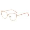 Cat Eye Retro Anti-blue light Metal Glasses Frames Men Women Optical Fashion Computer EyeGlasses