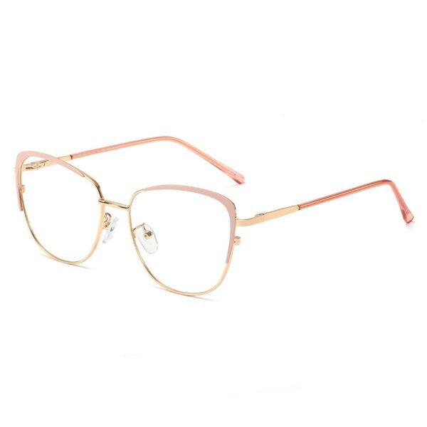 Cat Eye Retro Anti-blue light Metal Glasses Frames Men Women Optical Fashion Computer EyeGlasses