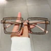 Vintage Square Eyeglasses   New Cute Cartoon Style Blue Light Blocking Spectacles Ins Trendy Optical Computer Eyewear
