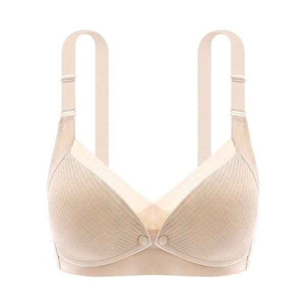 Nursing Underwear Maternity Underwear Front Open Buckle Thin Seamless Bra Cotton Lining Large Size Nursing Bra