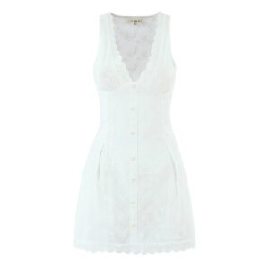 Fashion V-neck slim lace vest dress for women