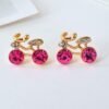crystal Bike bicycle Cycle stud Earrings