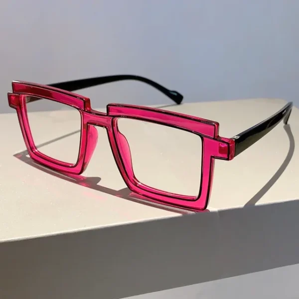 Vintage Square Eyeglasses   New Cute Cartoon Style Blue Light Blocking Spectacles Ins Trendy Optical Computer Eyewear