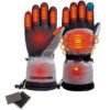 Intelligent temperature control heating gloves USB charging heating outdoor skiing cycling electric heating gloves