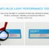 HOOLDW Anti blue Light Kids Glasses Children Square Optical Frame Eyeware Boy Girls Square Computer Transparent Eyeglasses UV400